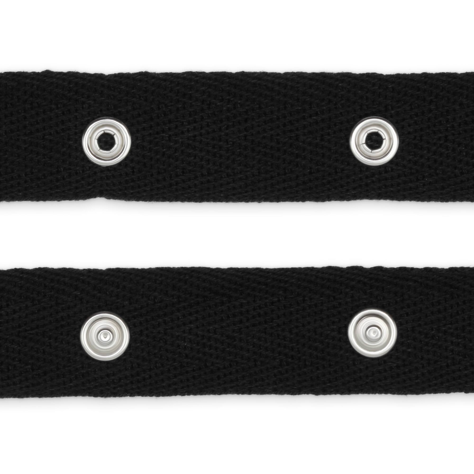Dritz® Black Cotton 12 Snap Tape, 8yd.